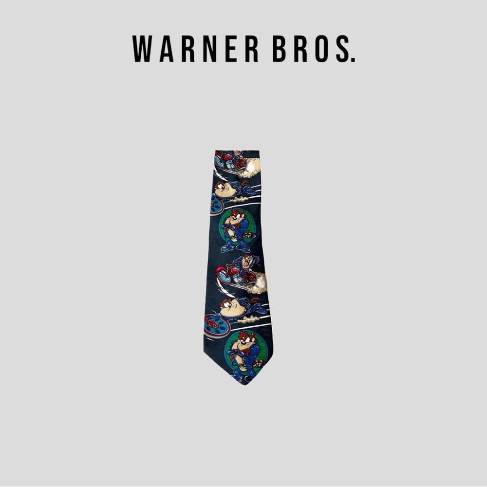 Vintage Looney Tunes tie Taz necktie “Novelty” FUN 1993